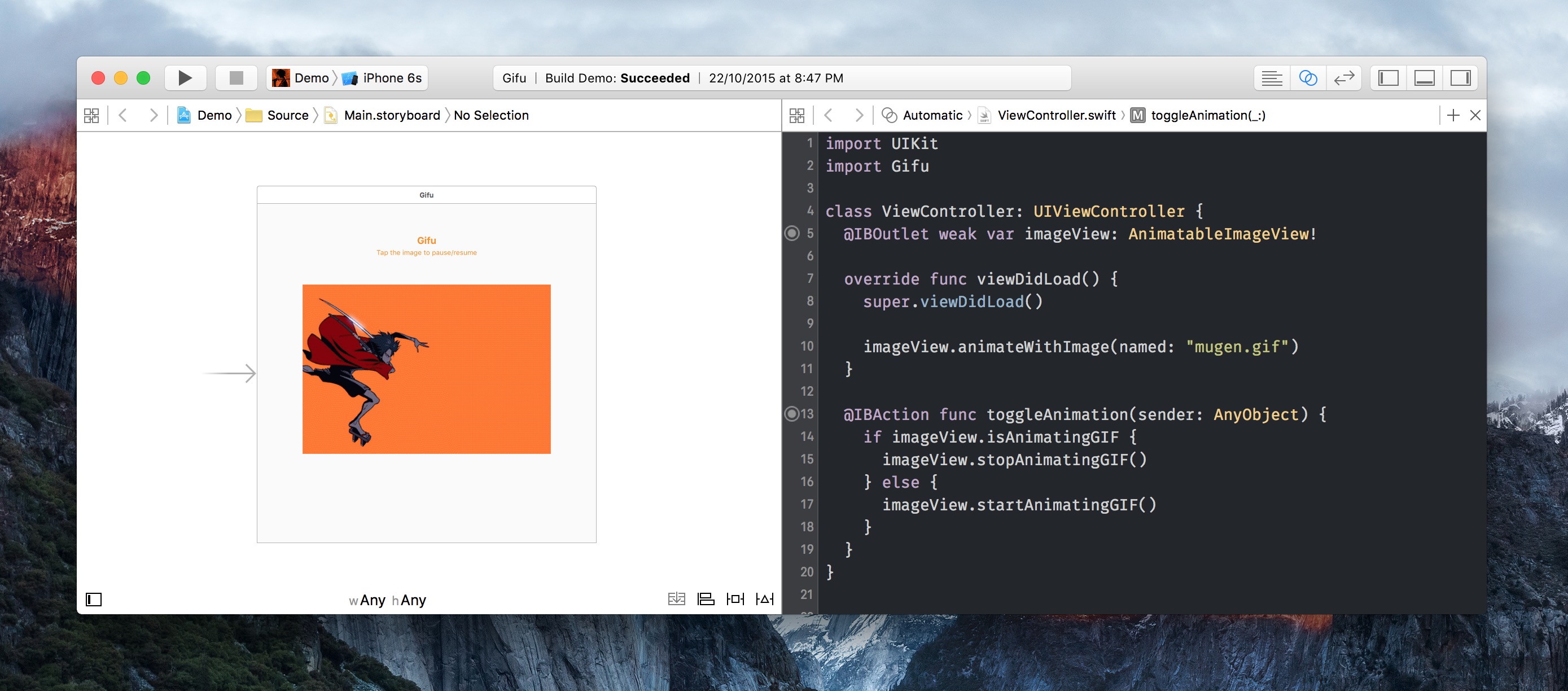 Xcode Screenshot