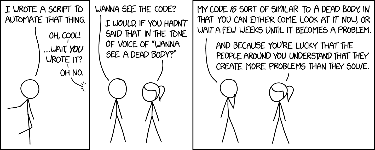 "Wanna See the Code" XKCD comic